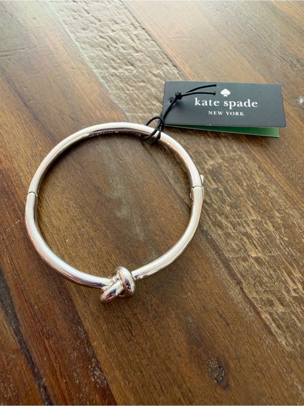 kate spade Silver Knot Bangle Bracelet